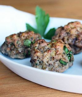 Homemade Meatballs with Lamb or Turkey